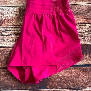 Lululemon Athletica Hot Pink Athletic Shorts